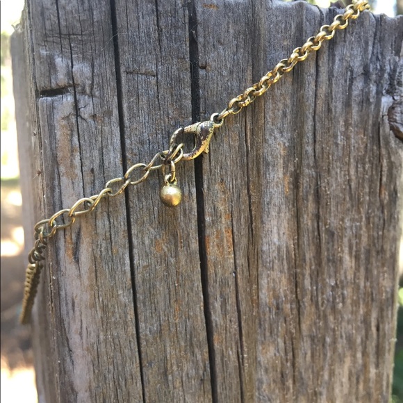 Vintage necklace and bracelet in green and gold flapper girl style - Picture 9 of 10